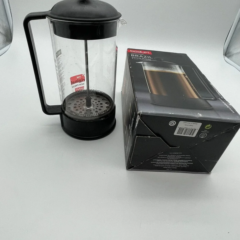 Bodum Brazil 8 Cup French Press Coffee Maker 34oz Black
